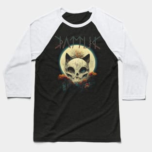 Kattlik Autumn moon Baseball T-Shirt